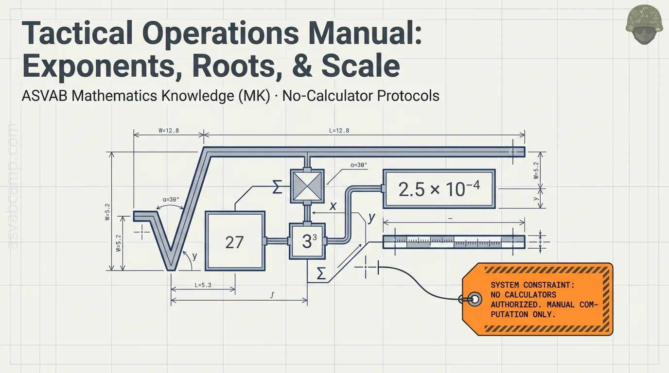 Exponents, Roots and Scientific Notation – slide 1 of 15