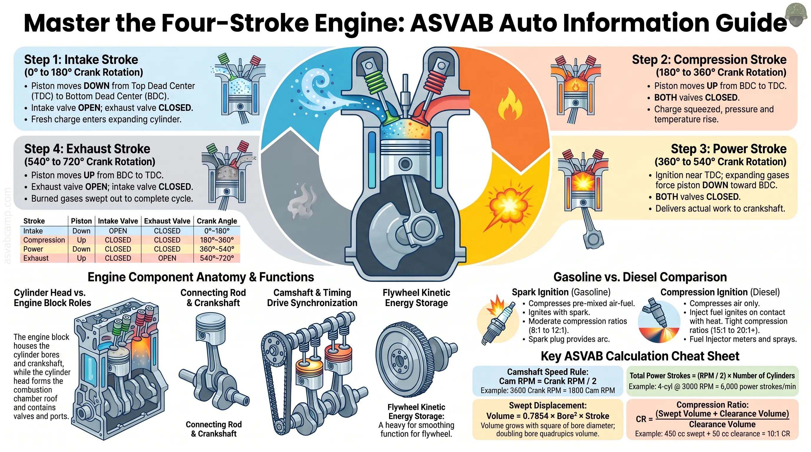 Engine Fundamentals and Four-Stroke Cycle – slide 1 of 16